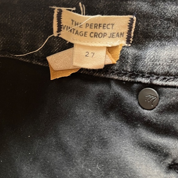 Madewell The Perfect Vintage Crop Jean - Size 27 - Picture 4 of 11